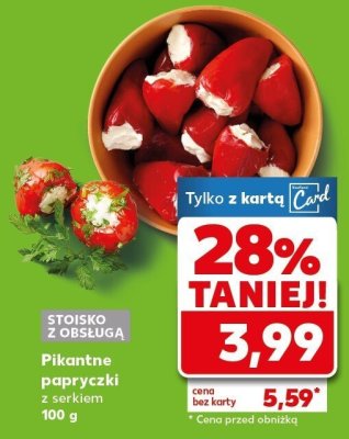 Pikantna papryczka z serkiem promocja w Kaufland