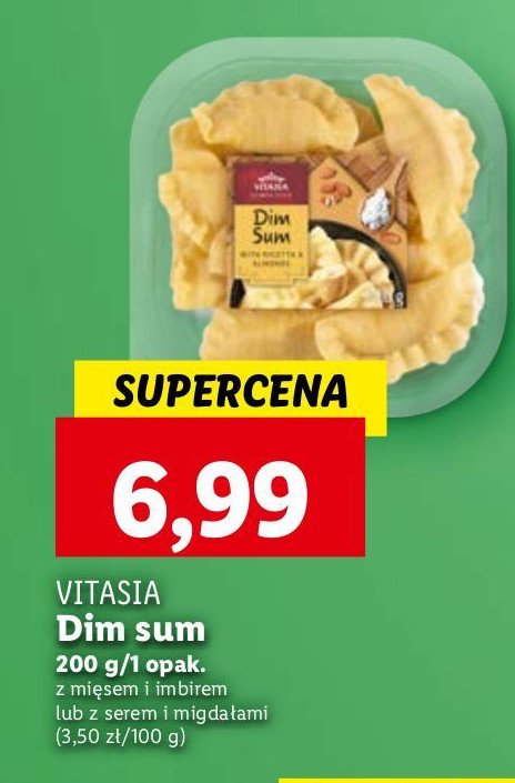 Dim sum z mięsem i imbirem Vitasia promocja