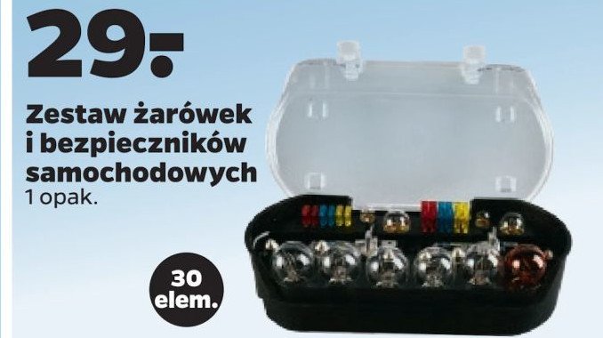 Zestaw żarówek i bezpieczników samochodowych h7 Sena promocja