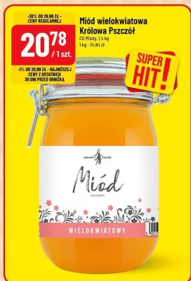 Miód wielokwiatowa Królowa Pszczół promocja w POLOmarket