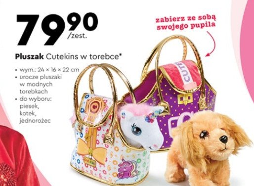 Pluszak kotek cutekins w torebce promocja