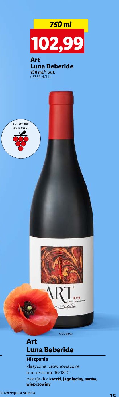 Wino Art luna beberide promocja