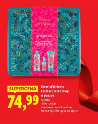Zestaw prezentowy w puszce promocja w Lidl