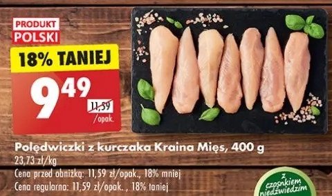 Polędwiczki z kurczaka Kraina mięs promocja