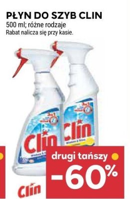Płyn do szyb Clin promocja w Stokrotka