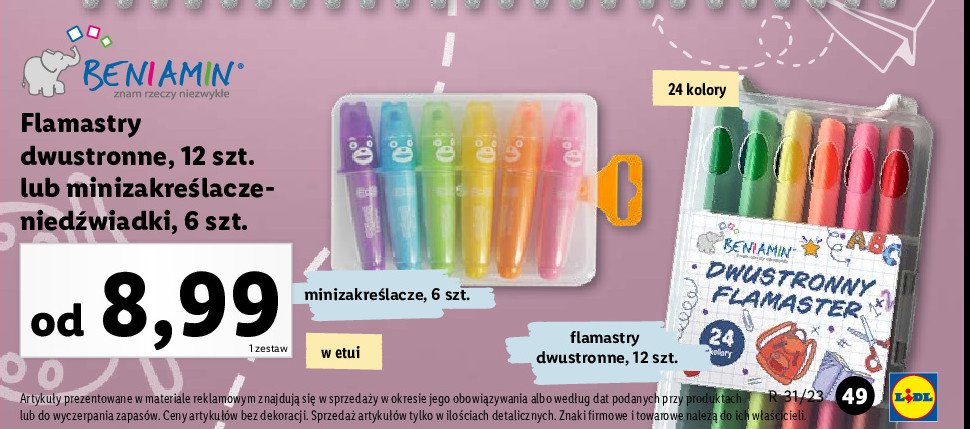 Zakre艣lacze mini nied藕wiadki Beniamin Beniamin mn promocja