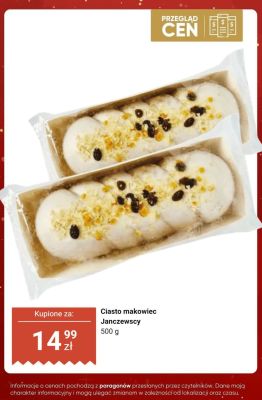 Ciasto makowiec  promocja w Dino