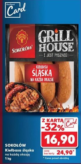 Kiełbasa śląska Sokołów grill house promocja