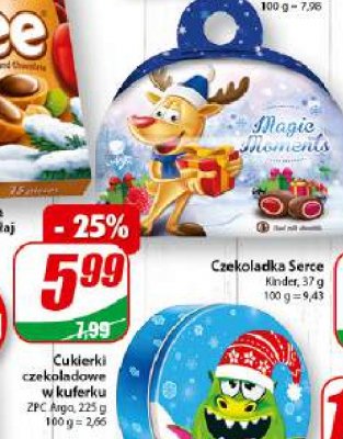 Cukierki czekoladowe kuferek magic moments Argo promocja