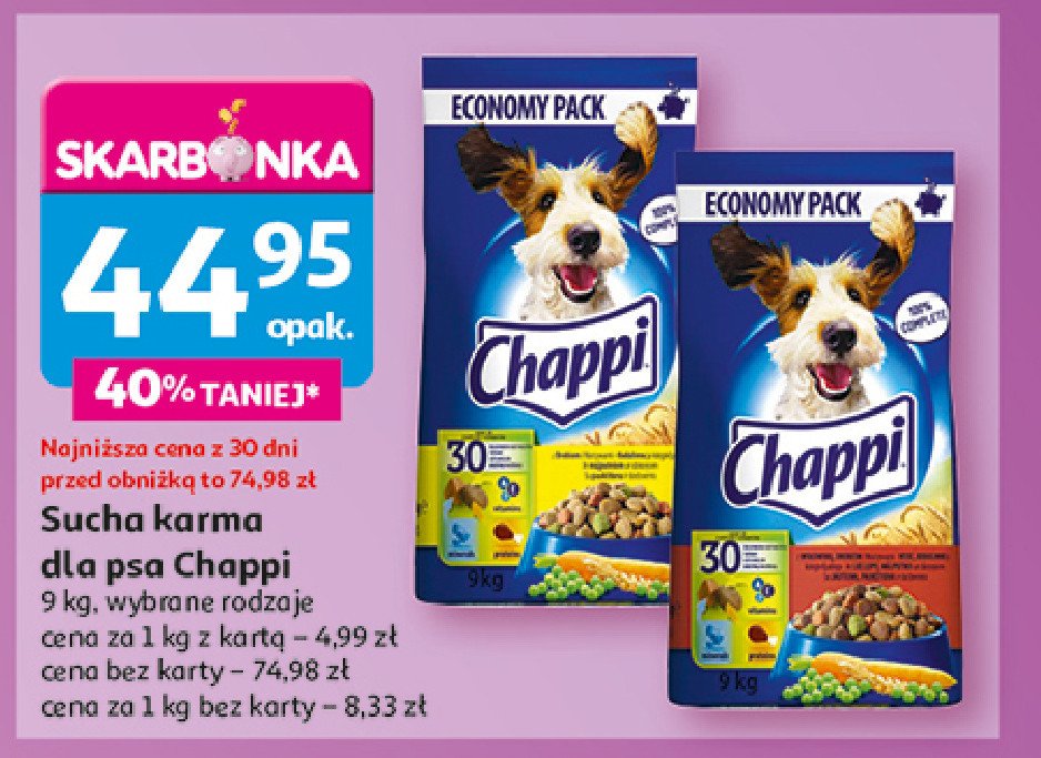 Karma dla psa kurczak Chappi promocja