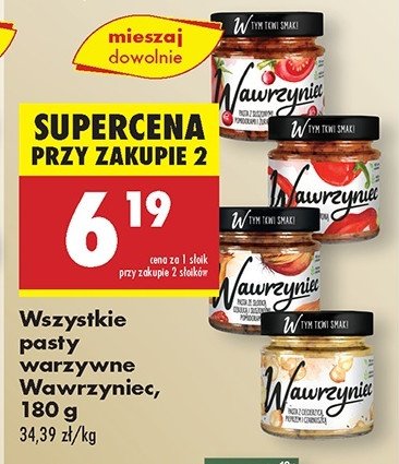 Pasta z czerwoną papryką Wawrzyniec promocja w Biedronka