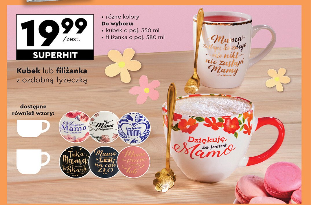 Filiżanka z łyżeczką 380 ml promocja