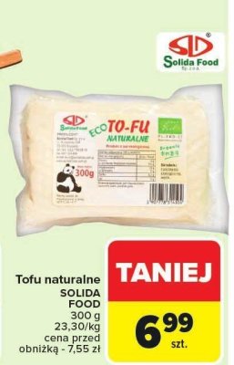 Tofu naturalne Polsoja promocja w Carrefour Market