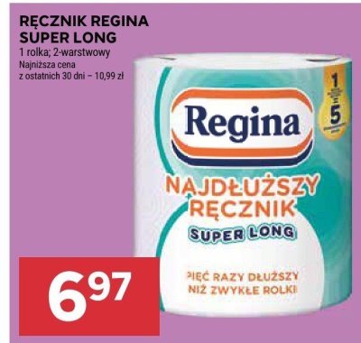 Ręcznik Regina Super Long promocja w Stokrotka