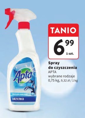 Spray do czyszczenia Apta promocja w Intermarche