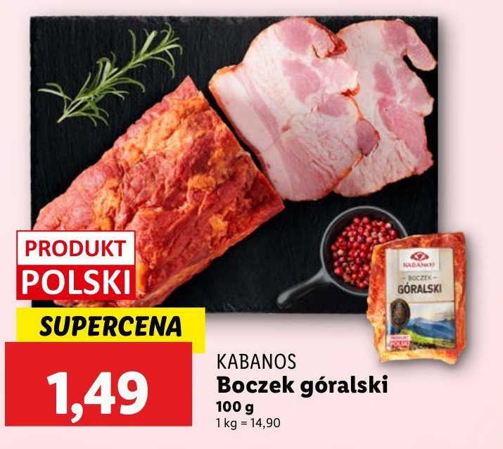 Boczek góralski Kabanos promocja