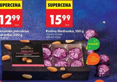 Praliny 500 g promocja w Biedronka