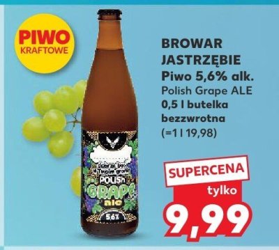 Piwo Polish Grape ALE  promocja w Kaufland