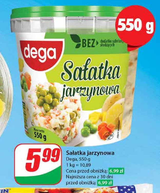 Sałatka jarzynowa Dega promocja