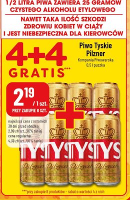 Piwo Tyskie Pilzner promocja w POLOmarket