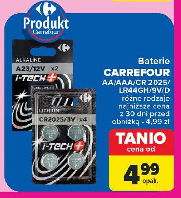 Baterie cr 2025 Carrefour promocja