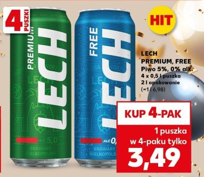 Piwo Lech Premium promocja w Kaufland