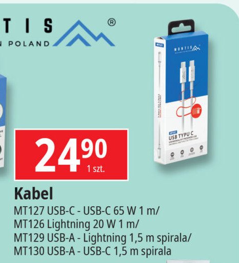 Kabel usb-a mt129 MONTIS promocja