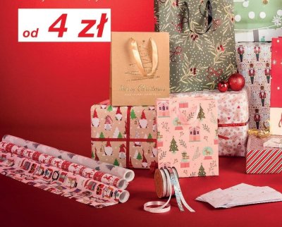 Papier prezentowy różne wzory promocja w KiK