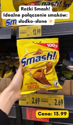 Rożki słodko-słone sweet salty & crispy promocja w Kaufland