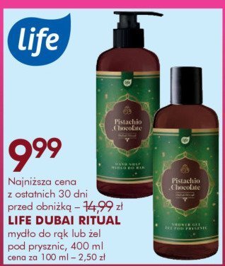 LIFE DUBAI RITUAL mydło do rąk lub żel pod prysznic, 400 ml promocja w Super-Pharm