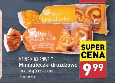 Mini bułeczki drożdżowe czekoladowe MEINE KUCHENWELT promocja