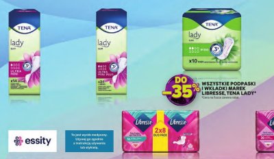 Podpaski Tena Lady Slim Ultra Mini promocja w Stokrotka