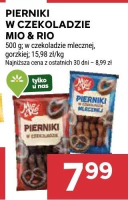 Pierniki w czekoladzie Mio & Rio promocja w Stokrotka