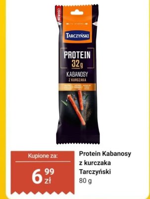 Kabanosy Protein z kurczaka  promocja w Biedronka