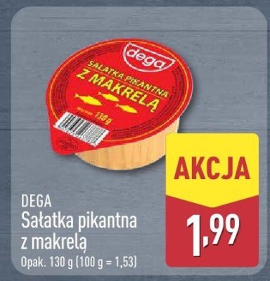 Sałatka pikantna z makrelą promocja w Aldi