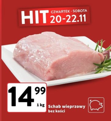 Schab wieprzowy bez kości promocja w Intermarche