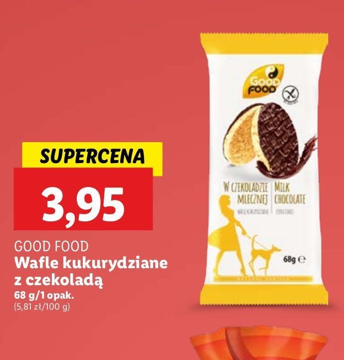 Wafle kukurydziane z czekoladą Good food promocja