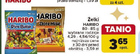 Żelki vege Haribo pico-balla promocja