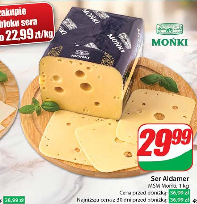 Ser aldamer Mońki promocja w Dino