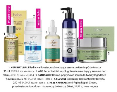Serum Hebe Naturals Radiance Booster, rozświetlające z witaminą C do twarzy promocja w Hebe