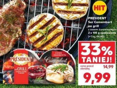 Ser camembert z sosem 偶urawinowym President promocja