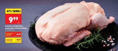 Kaczka świeża bez podrobów  promocja w Biedronka