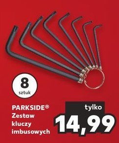 Zestaw kluczy imbusowych Parkside promocja