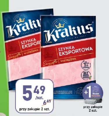 Szynka Eksportowa Krakus promocja w Stokrotka