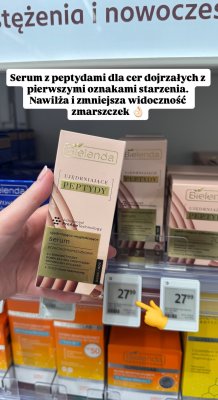 Serum ujędrniająco-wygładzające z peptydami do twarzy promocja w Rossmann