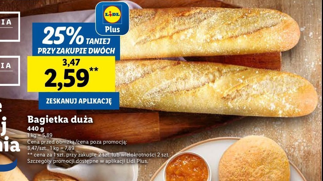 Bagietka duża promocja