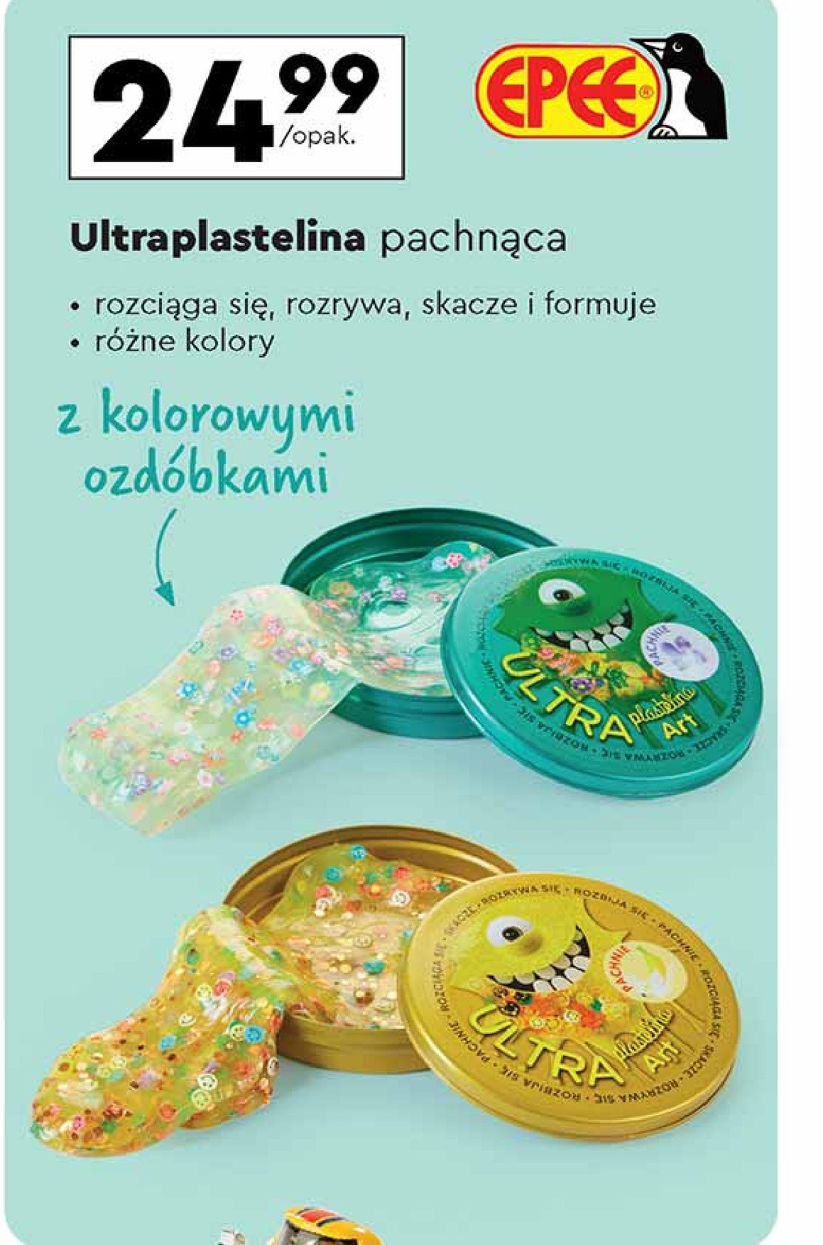 Ultraplastelina z magiczną folią Epee promocja