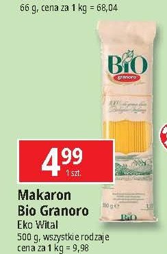 Makaron spaghetti Granoro bio promocja