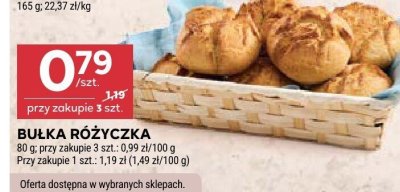 Bułka różyczka pieczywo promocja w Stokrotka