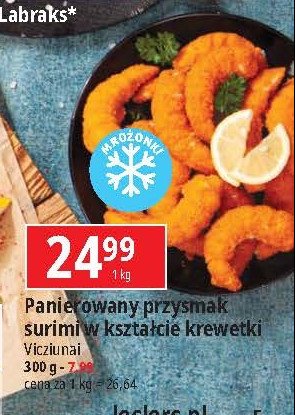 Przysmak surimi o smaku krewetek promocja